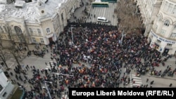 Протестна акція партії «Шор» в Кишиневі