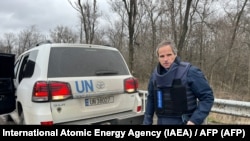 Rafael Grosi, šef Međunarodne agencije za atomsku energiju, na putu ka Zaporožju, 29. mart 2023. 