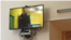 Aleksei Navalny appears on a video feed from prison during the trial of a former associate in April.