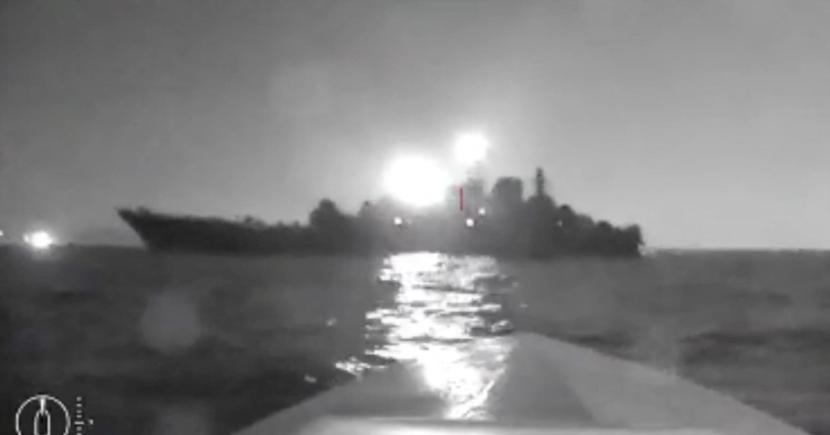 Ukrainian Drone Attack On Russian Black Sea Base Damages Warship ...