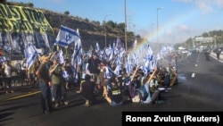 Blokada autoputa ka Jerusalimu, 11. jul 2023. 