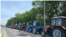 Mai mulți agricultori din sudul țării și-au scos tehnica pe traseul Căușeni - Chișinău, 7 iunie 2023. 