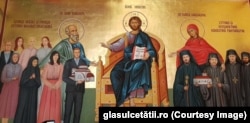 Familia Becal, la Mănăstirea Pantocrator din Teleorman în 2021