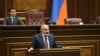 Armenian Prime Minister Nikol Pashinian speaks in parliament. May 3, 2023.