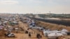 یکی از اردوگاه‌های فلسطینیان آواره، در مرز غزه و مصر