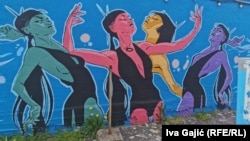 Mural oslikan u okviru festivala "All Girls Street Art Jam"