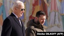 Джо Байден и Владимир Зеленский