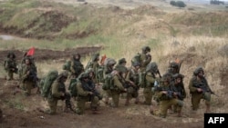 نیرو های اسرائیلی در بخشی از نوار غزه 