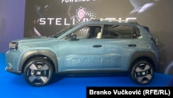 Model prvog potpuno električnog automobila koji će se proizvoditi u Srbiji, Kragujevac, 22. jul 2024.