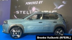 Model prvog potpuno električnog automobila koji će se proizvoditi u Srbiji, Kragujevac, 22. jul 2024.