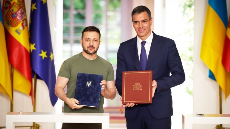 უკრაინამ და ესპანეთმა გააფორმეს ერთი მილიარდი ევროს ოდენობის უსაფრთხოების ხელშეკრულება