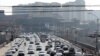 Armenia - A view of the Victory Bridge in Yerevan, February 28, 2023.