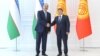 Министрлер кабинетинин төрагасы Акылбек Жапаров жана Өзбекстандын премьер-министри Абдулла Арипов, Чолпон-Ата, 16-август, 2023-жыл.