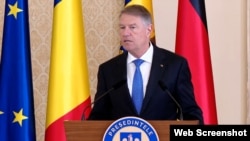  Klaus Iohannis a declarat că ridicarea MCV este o mare reușită pentru România. 