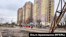 Pamje prej Kievit, shkurt, 2024.