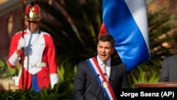 Santiago Penja tokom polaganja predsedničke zakletve, 15. avgust 2023. 