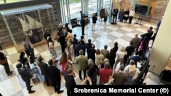 U sjedištu Ujedinjenih nacija u New Yorku je otvorena izložba o genocidu u Srebrenici, 2. juli 2024. godine