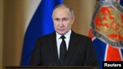 Володимир Путін на колегії ФСБ РФ, Москва, 19 лютого 2024 року