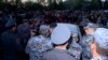 Armenia - Armenian Police Clear Protesters, Cars From Road After Four-Day Blockade in Tavush Province - border deal - screen grab