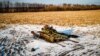 Знищений Силами оборони України танк армії РФ. Харківщина, 22 лютого 2023 року