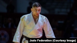 Judocanul Denis Vieru la Grand Slam-ul de la Tokyo, decembrie 2023.