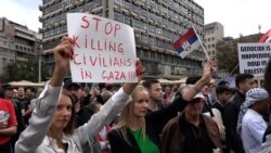 'Bombardovanje civila neće uništiti terorizam': Skup podrške Palestincima u Beogradu 