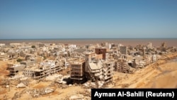 Qyteti Derna në Libi pas vërshimeve vdekjeprurëse. 