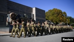 Australijska vojska na paradi u Canberri, april 2023. 