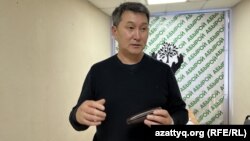 Лукпан Ахмедьяров, журналист из Уральска, кандидат в депутаты мажилиса по одномандатному округу в Западно-Казахстанской области
