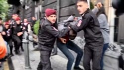 Police Use Force Against Protesters In Yerevan