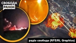 Серія вибухів пролунала впродовж ночі 17 квітня в районі військового аеродрому у Джанкої на півночі окупованого Криму