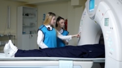 Moldova, Radiology technicians students at fanta Treime Hospital 