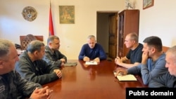 "Artsax prezidenti" Samvel Şahramanyanın "Daxili İşlər Nazirliyi"nin rəhbərliyi ilə işgüzar görüşü