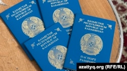 Kazakhstan – Passport of Baikhan Zhapak and his family, who survived the boat crash in Colombia. Almaty, July 17, 2024.