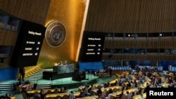 Votimi në Asamblenë e Përgjithshme të OKB-së për rezolutën për gjenocidin në Srebrenicë. 23 maj 2024.