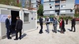 KOSOVO: Voters in a multiethnic area of North of Mitrovica 