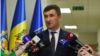 Procurorul general interimar Ion Munteanu, oferind declarații jurnaliștilor, după ce a fost intervievat de Consiliul Superior al Procurorilor. 30 mai 2024. 