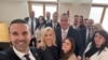Zajednička fotografija premijera Milojka Spajića sa saradnicima pred održavanje Međuvladine konferencije u Briselu 26.juna