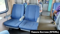  Седалки във влака 