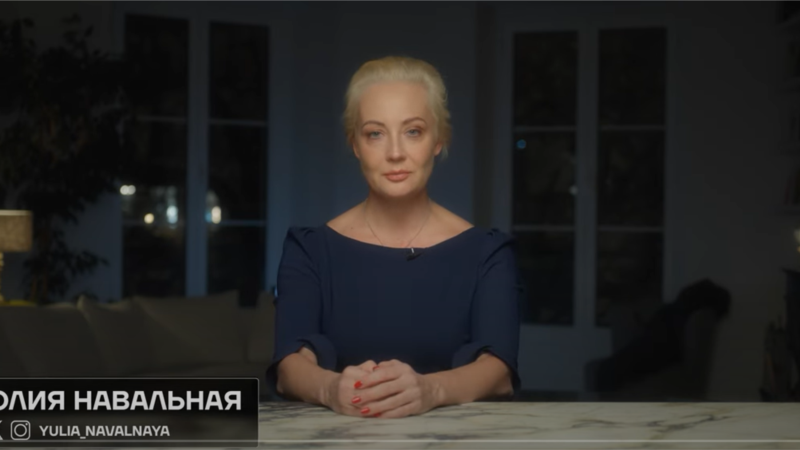  Iulia Navalnaia, mesaj video de pe canalul de Youtube al soțului ei