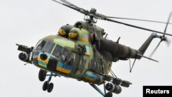 Український військовий гелікоптер на Донеччині, 8 квітня 2023 року
