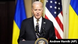 Масований удар Росії є «нагадуванням про те, що диктатор Володимир Путін хоче знищити Україну, його треба зупинити», каже президент США Джо Байден