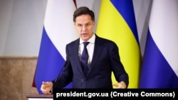 Holandski premijer Mark Rute tokom posjete Ukrajini 1. marta 2024.