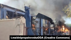 حملات راکتی روسیه بر شهر کریفیی ریه در منطقه دونتسک اوکراین