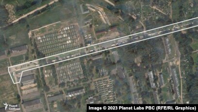 Satellite photos appear to show Belarus building military camp for Wagner  mercenaries