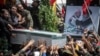 A Hamász-vezér temetése 2024. augusztus 1-jén Teheránban