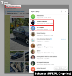 Yuriy Buhlak and his wife appear to have been members of a Russian-language Telegram channel for residents of the Miami-area.