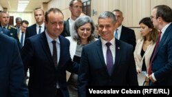 Miniștrii Apărării Franței și R. Moldova, Sebastien Lecornu și Anatolie Nosatîi, la Chișinău