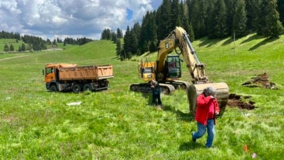 В местността Рожен в Родопите започна изграждането на 111 метров пилон