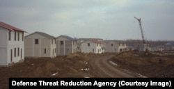 Housing under construction in Pervomaysk.